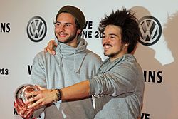 Dvojica Milky Chance v roku 2013