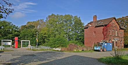 Treinhalte Wulfen aan de lijn naar Coesfeld