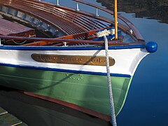 The bow of Lady of the Lake