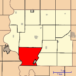 Location in Fremont County