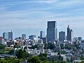 Sendai, vista del centro de la ciudad.