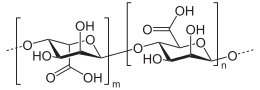 Struttura dell'acido alginico