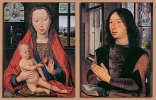 Diptych of Maarten van Nieuwenhove, 1487, Old St. John's Hospital, Bruges