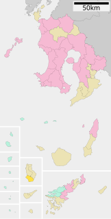 伊仙町位置図