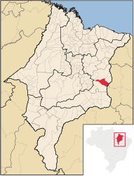 Matões – Mappa