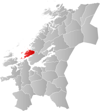 Localisation de Ørland