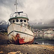 Shipwreck near Ushuaia