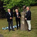 2017: Enthüllung einer Gedenksäule am Nürburgring mit dem Großneffen Thomas Caracciola