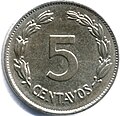 1946 five centavos coin