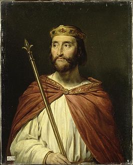 Karel de Eenvoudige, fantasieportret van Georges Rouet.