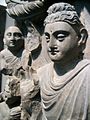 Scenes From The Life Of The Buddha. A large rock stupa from ancient Gandhara (present-day Pakistan-Afghanistan), from the Kushan Empire, late 2nd century or early 3rd century CE.