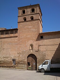 Skyline of Casbas de Huesca