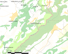 Mapa obce Charmauvillers