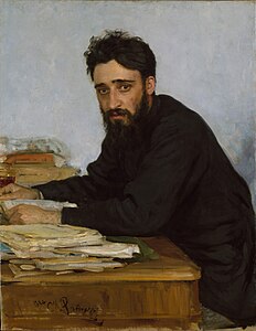 El retrat més conegut de l'escriptor Vsévolod Garxin (1884)