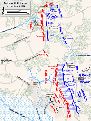 Dia decisiu (3 de juny de 1864)   Confederació   Unió