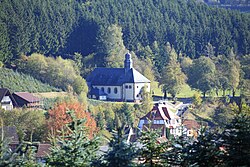 Skyline of Aura im Sinngrund