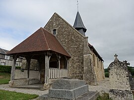 The church in Montreuil-en-Auge