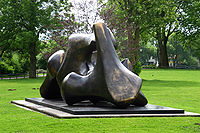 Large Vertebrae (1967-1968) - brons -, Himmelreichallee in Münster in Duitsland