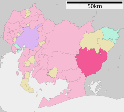 Kinaroroonan ng Shinshiro sa Aichi Prefecture