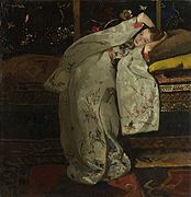 Fille en kimono blanc, George Hendrik Breitner (1894).