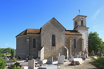 Abside et transept nord.