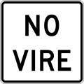 R3-3 No turns