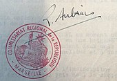 signature de Raymond Aubrac