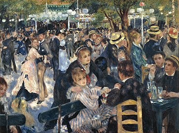 Bal du moulin de la Galette 1876 Pierre-Auguste Renoir