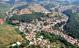 Vista aérea da cidade de Senador Firmino