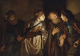 Adam de Coster, The Denial of Saint Peter