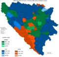 Srbi u BIH po opštinama 2006. godine