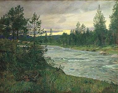 Fra Sevilosen ved Savallen, 1907