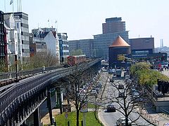 Hamburger Hochbahn on the Vorsetzen