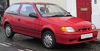 Suzuki Swift GLS 3-door hatchback (second facelift, UK)