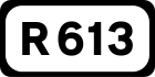 R613 road shield}}