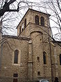 L'église vue latérale.