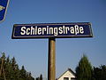 Straßenschild Schieringstraße Apolda