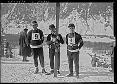 Thams, Bonna, Lanvik 1924 in Chamonix