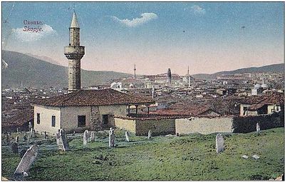 La mosquée Tutunsuz, aujourd'hui disparue, photographiée au début du XXème siècle.