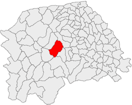 Location in Suceava County