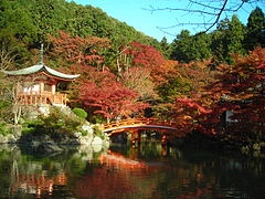 Daigo-ji jesienią, pawilon Benten-dō