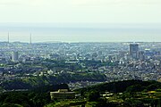 キゴ山からみた金沢市街。2007年5月。