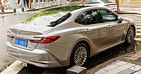 Toyota Camry 2.0G LE Rear view (MXVA80; China)