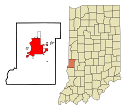 Terre Haute – Mappa