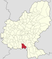 Location in Mureș County