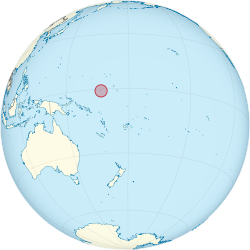 Location of Nauru