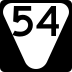 State Route 54 marker