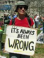 Image 47Protester holds sign at March 20, 2010 anti-war protest (from Protests against the Iraq War)