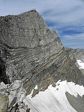 Hyndman Peak, the forest's highest point, in the Pioneer Mountains