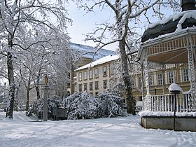 Zasnežen Kongresni trg